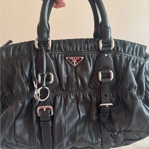 Prada Black Leather Satchel